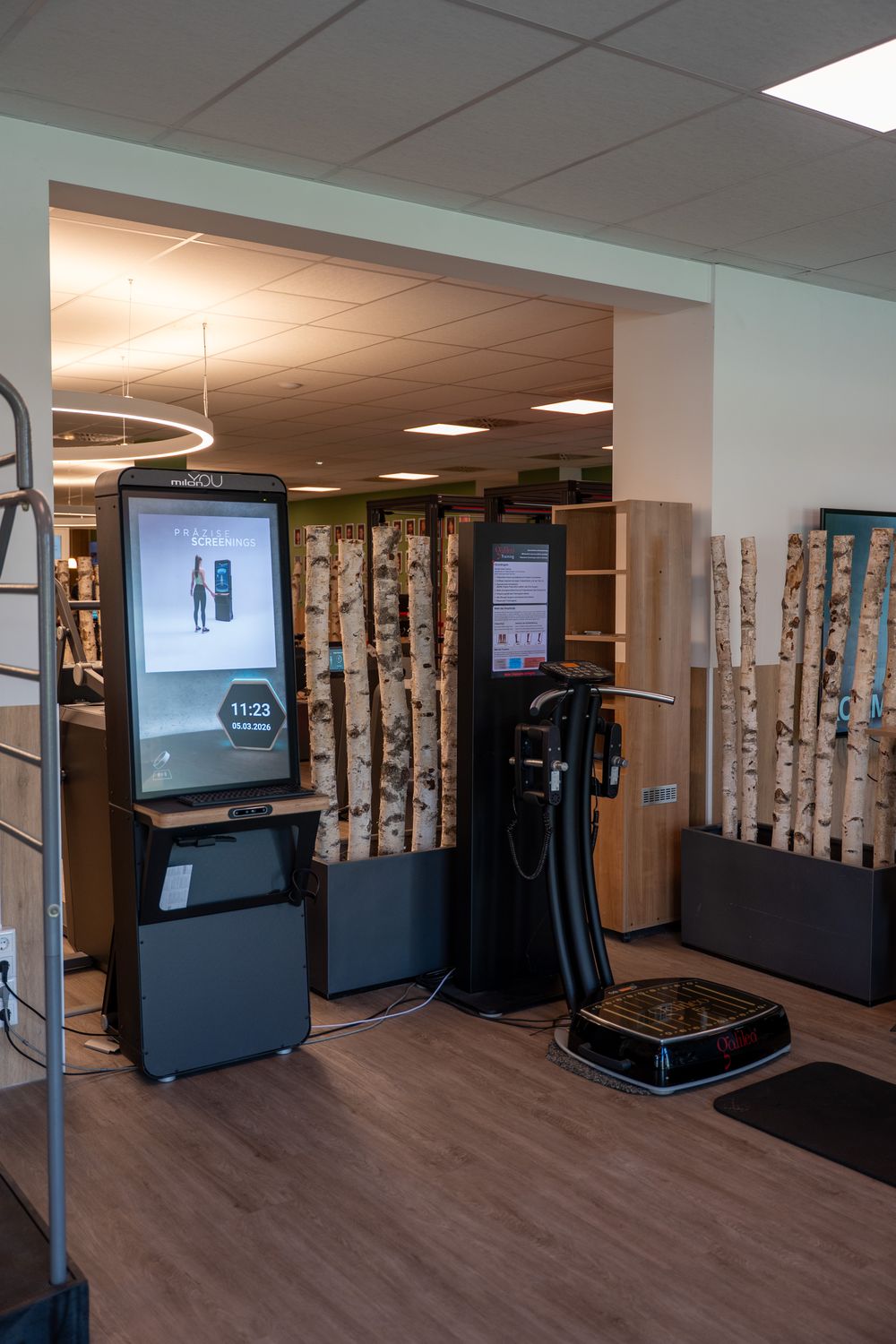 Analyse-Station im Trainingsbereich des balance Kassel
